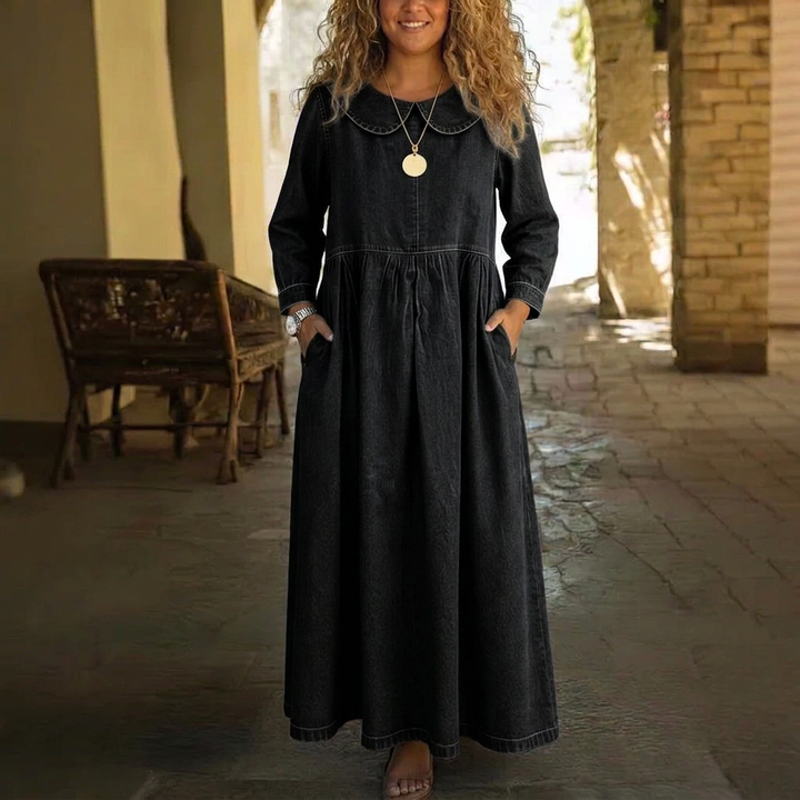 Eulalia Denim Maxi Klänning