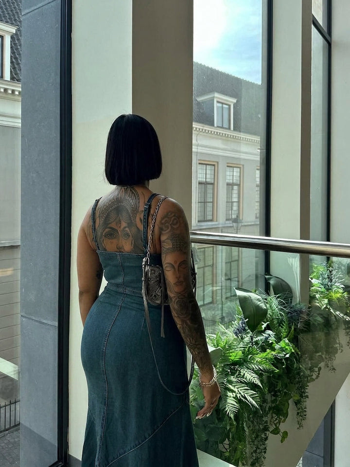Rhian Enknäppt Hängklänning
