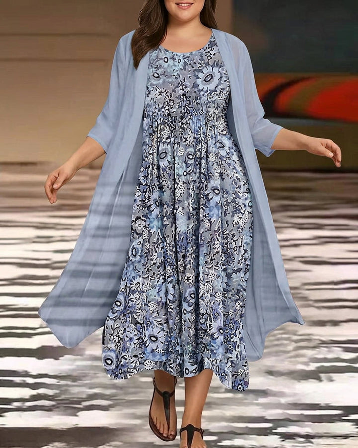 Beatrice - Blommig Boho Klänning