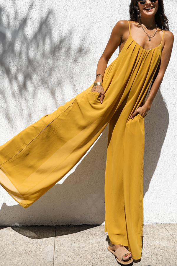 Anneliese - Klassisk Silhuett Med Fickor Jumpsuit
