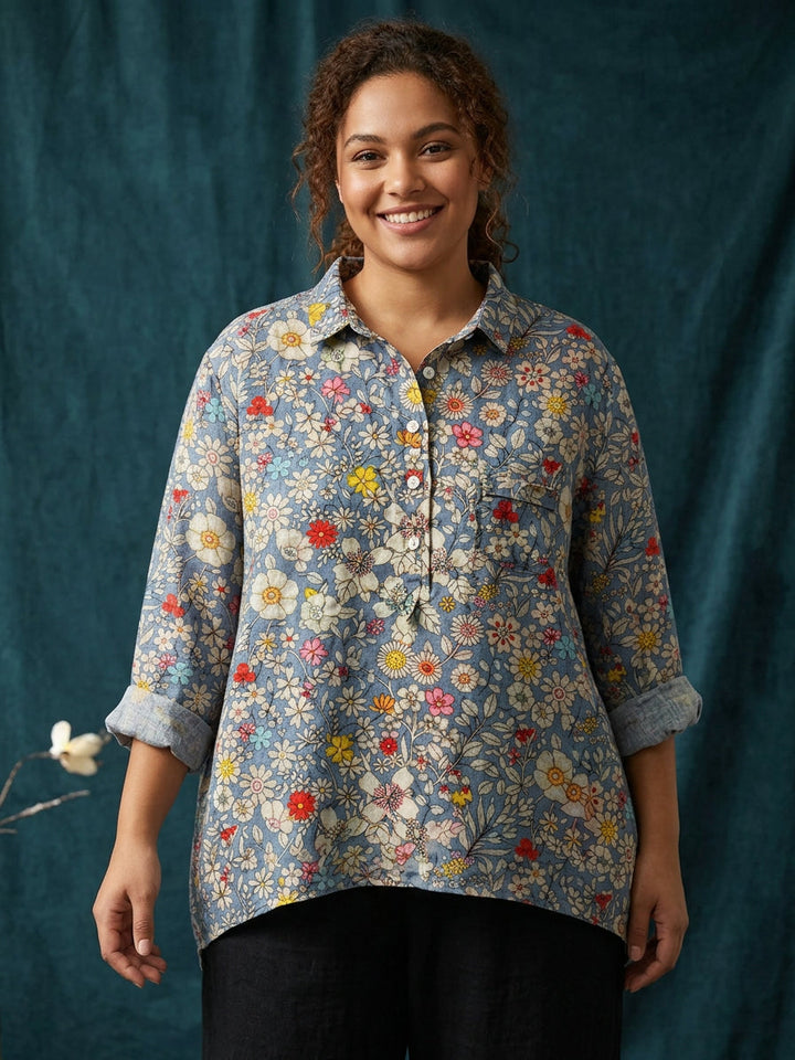 Bria | Blommig Blus