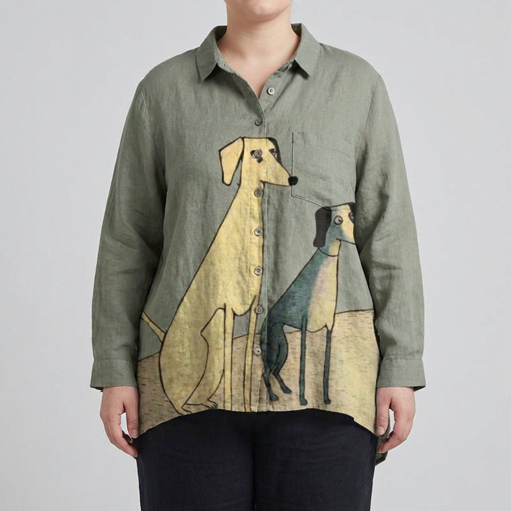 Ondine | Elegant linne sommarblus