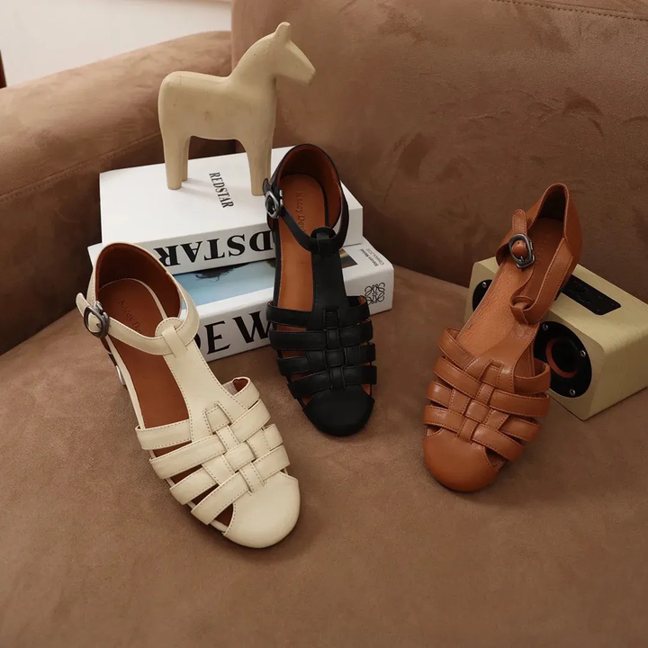 Bellamy | T-Bar Sandaler med Blockklack