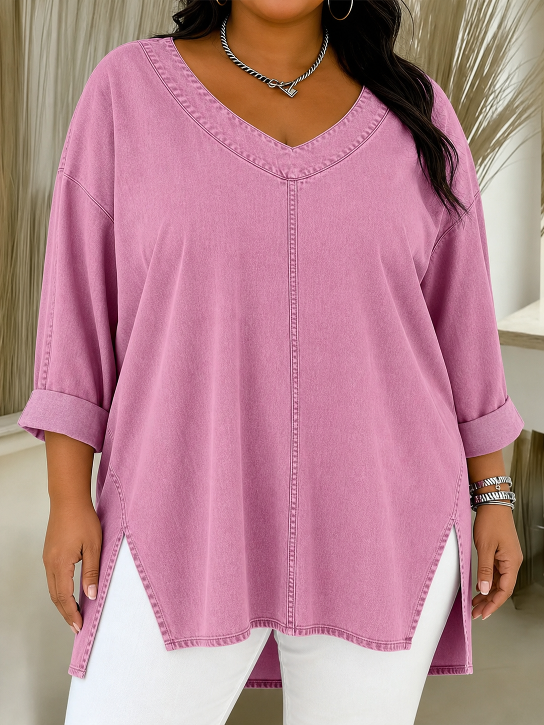 Lucy | Stilren Denim Top