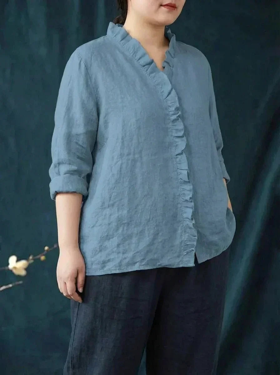Shiloh | Elegant Linne Sommarblus