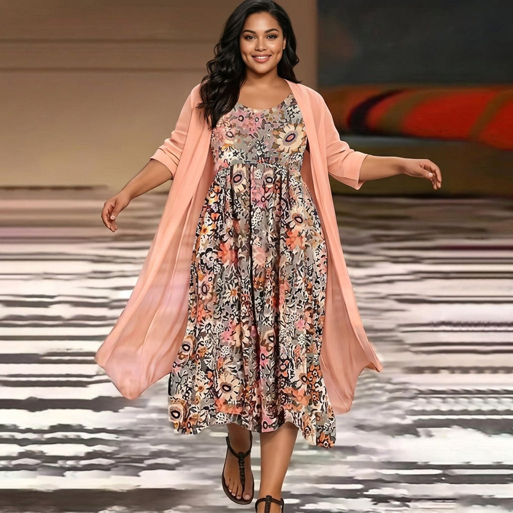 Beatrice - Blommig Boho Klänning