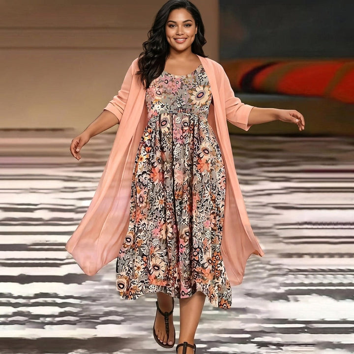 Beatrice - Blommig Boho Klänning