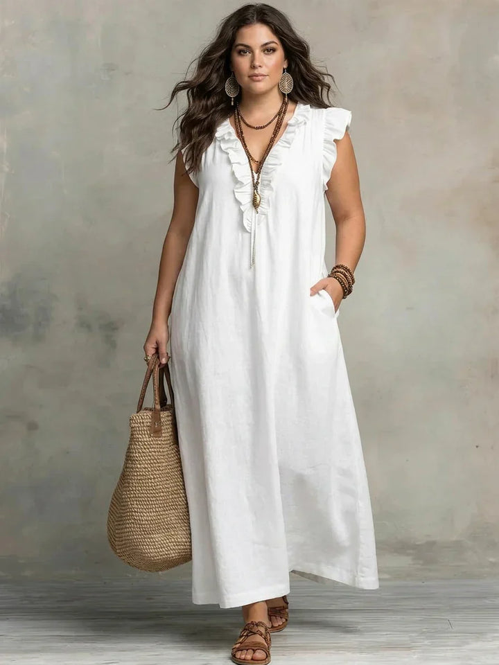 Esmé | Boho Volang Maxi Klänning
