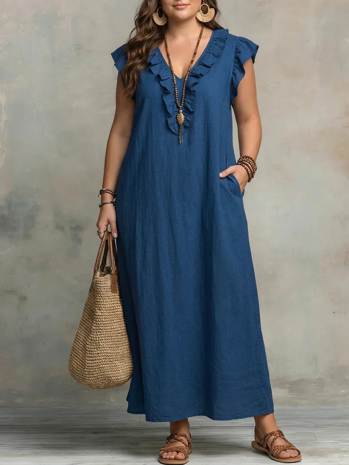 Esmé | Boho Volang Maxi Klänning