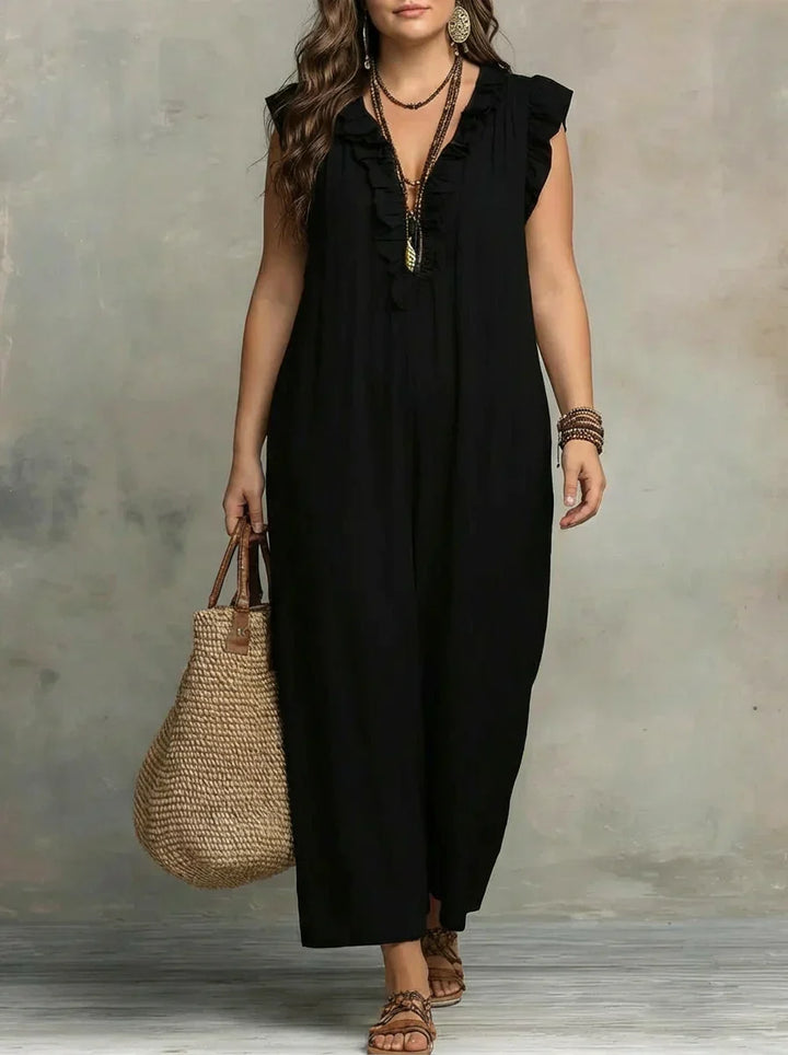 Esmé | Boho Volang Maxi Klänning