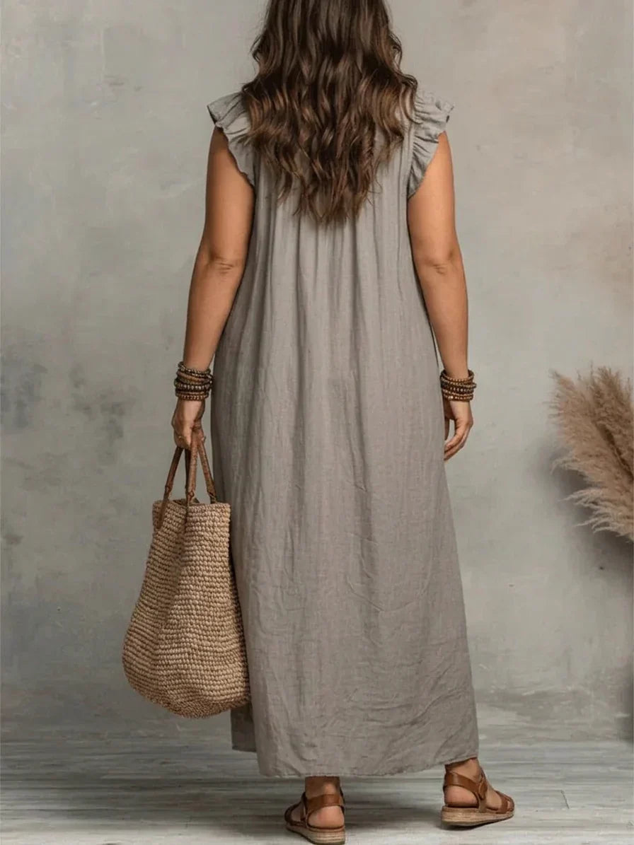 Esmé | Boho Volang Maxi Klänning