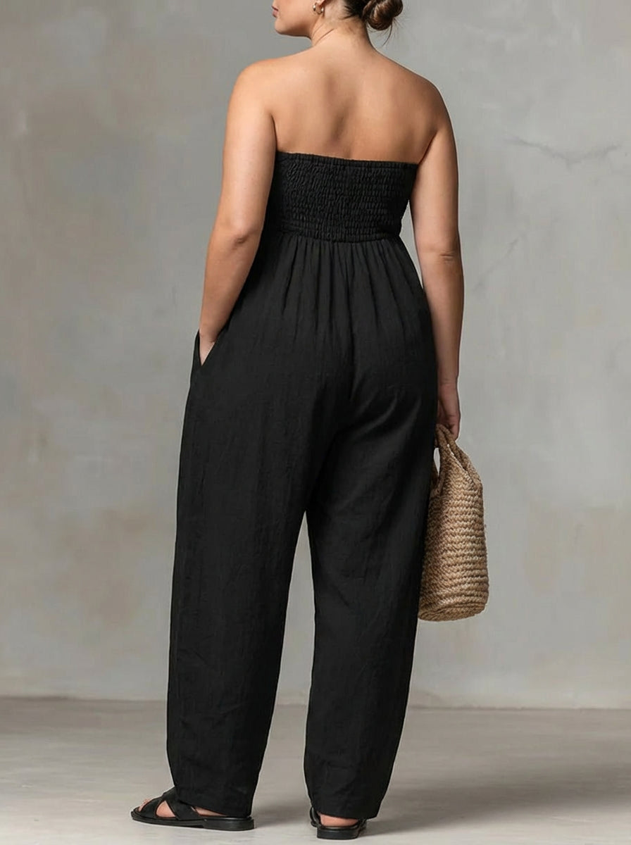 Sora | Strapless Flow Maxi Klänning