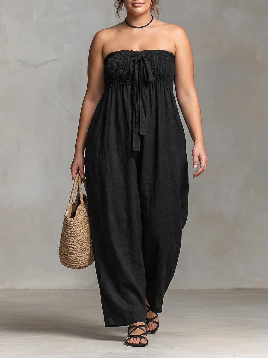 Sora | Strapless Flow Maxi Klänning