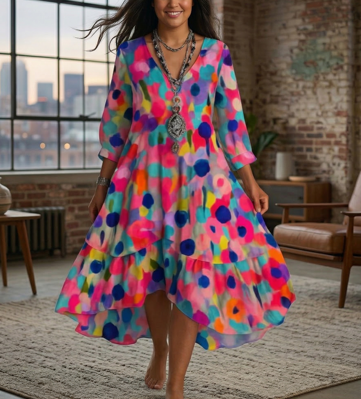 Celestine Breezy Boho Klänning