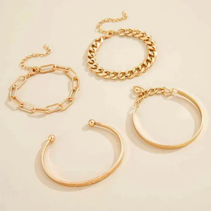 Maeve Mercer Armbandsset | Guld