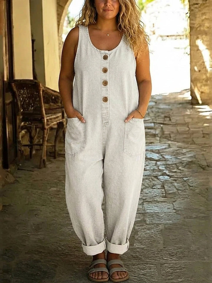 Lior | Vintage Tvättad Bomullsdenim Overall