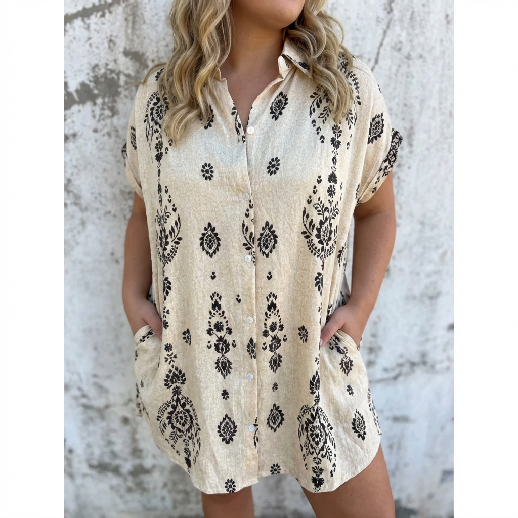 Mira - Vintage Boho Klänning