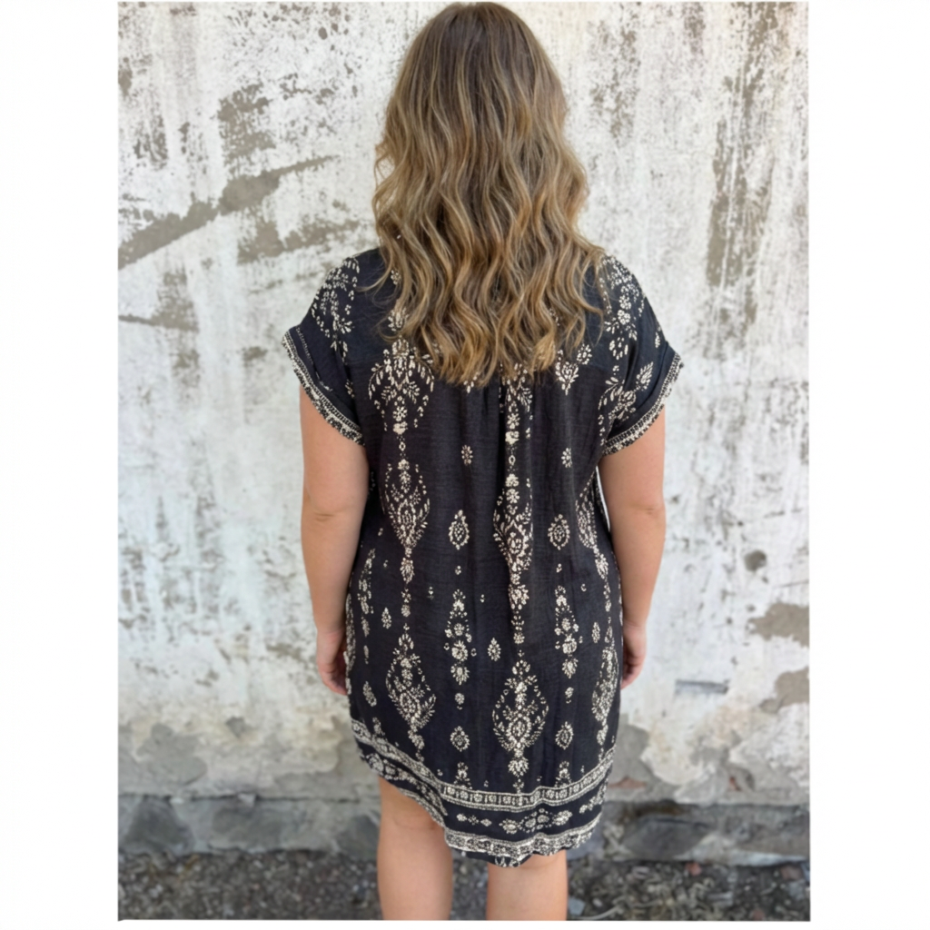 Mira - Vintage Boho Klänning
