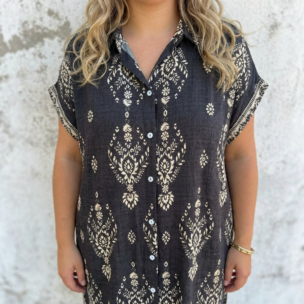 Mira - Vintage Boho Klänning