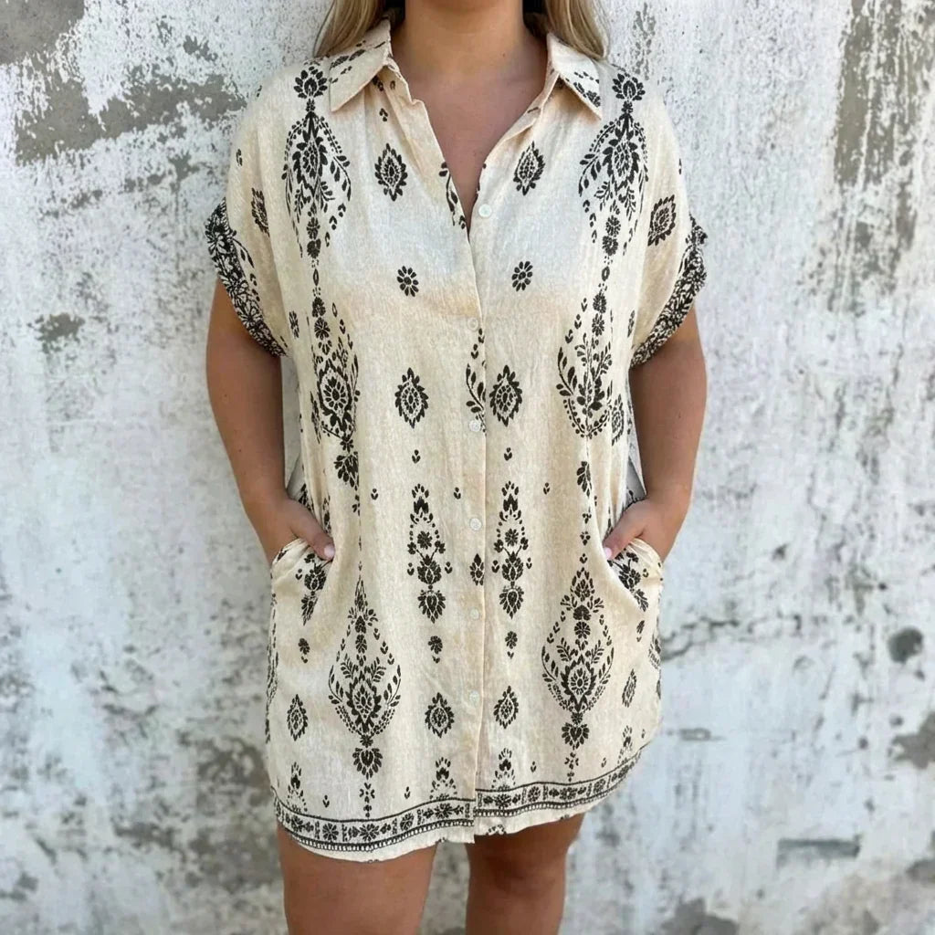 Mira - Vintage Boho Klänning
