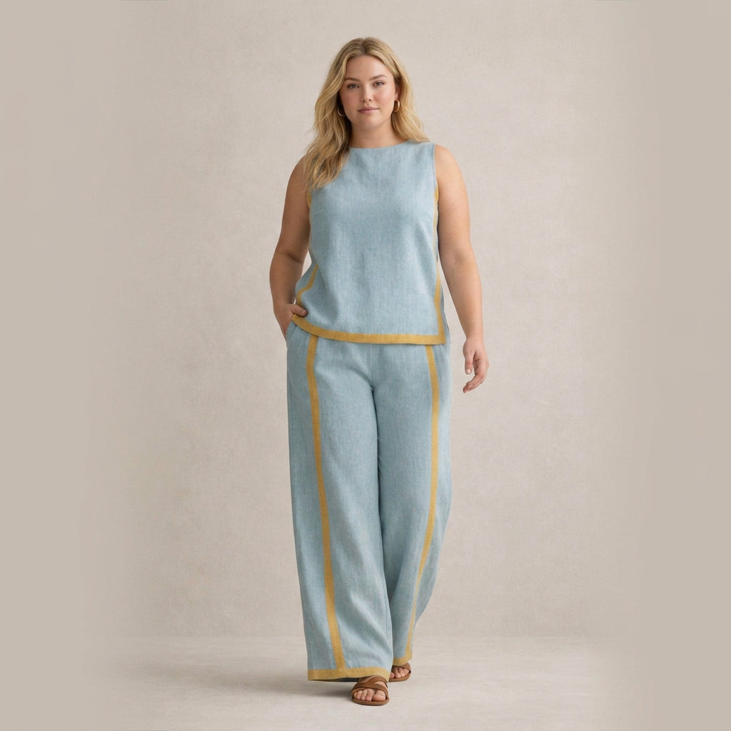 Pärla | Elegant Set med Vida Ben