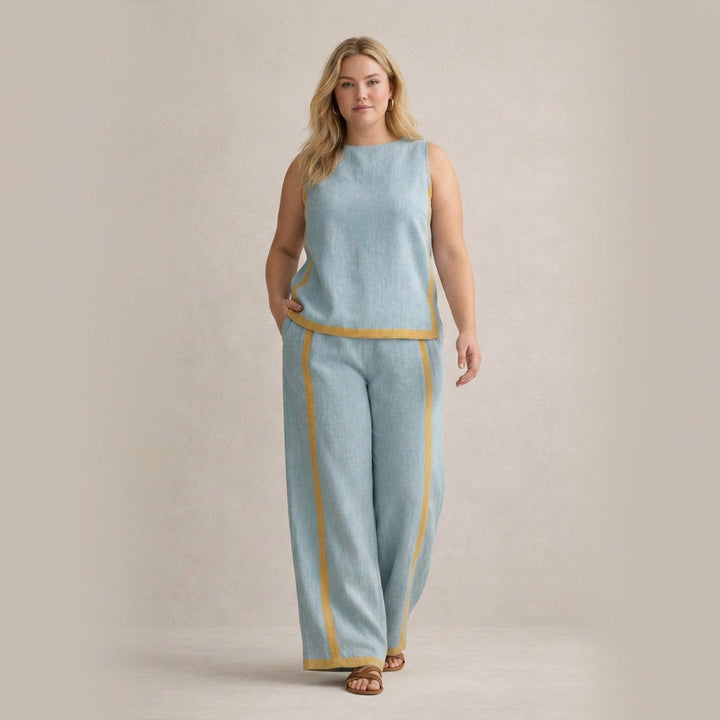 Pärla | Elegant Set med Vida Ben