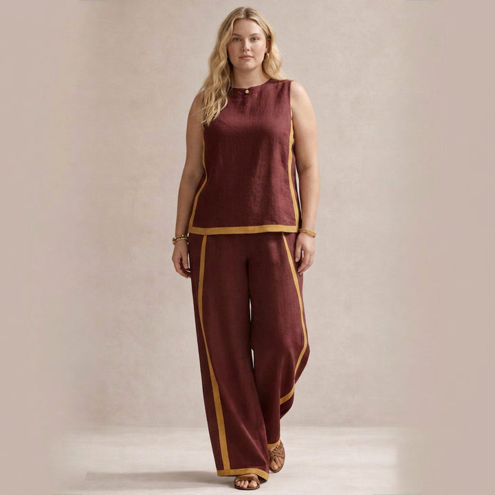 Pärla | Elegant Set med Vida Ben